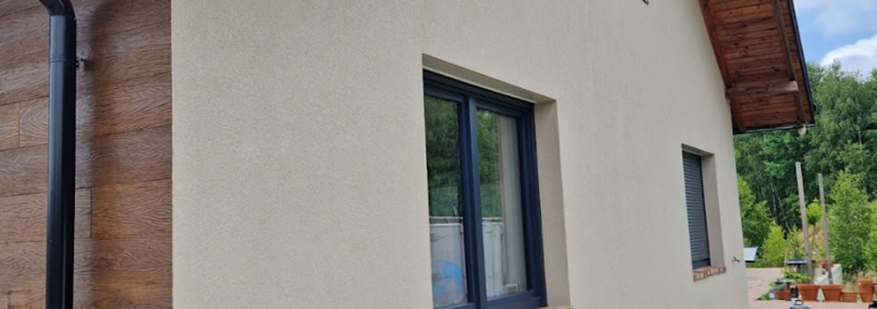 Elewacja z deskami — GF Remonty