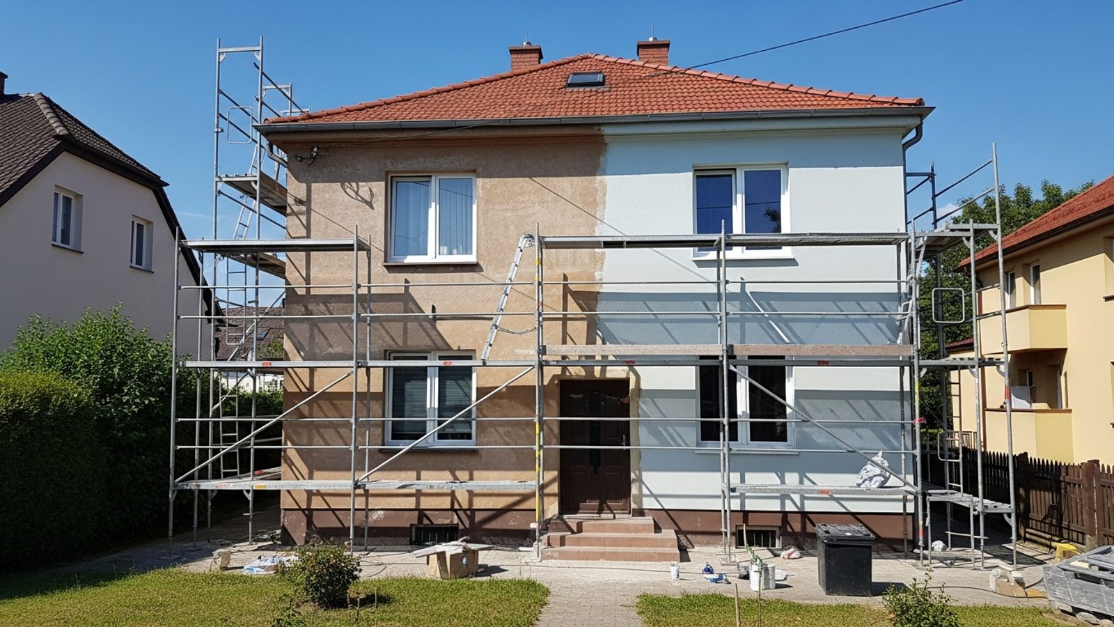 Malowanie elewacji — GF Remonty